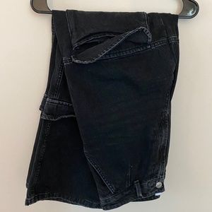 Zara (6) Black Cargo Jeans